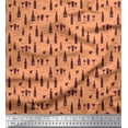 thumbnail image 1 of Soimoi Modal Satin Fabric Bottle & Wine Glass Bar Printed Fabric 1 Yard 42 Inch Wide, 1 of 3