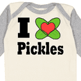 thumbnail image 4 of Inktastic I heart pickles Boys or Girls Long Sleeve Baby Bodysuit, 4 of 5