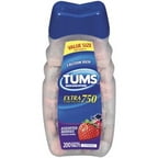 Tums Bottles Chewable Tablet Assorted Berries, 200 Ct