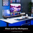 thumbnail image 6 of Macally Vertical Laptop Stand for Desk - Adjustable Vertical Laptop Holder Desk for Universal Compatibility - Save Space & Improve Airflow with Closed MacBook Stand Dock (Pro/Air) - Weighted Frame, 6 of 9