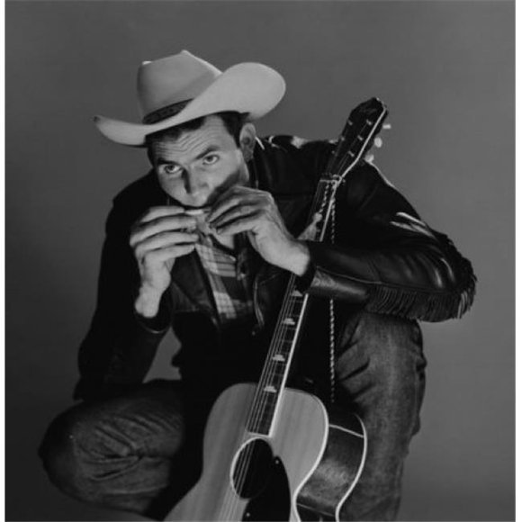 Posterazzi SAL255419010 Young Country Musician Playing Harmonica Poster Print - 18 x 24 in.