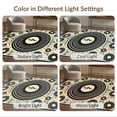thumbnail image 7 of ODIKA Disc Record Musical Note Round Vintage Player Shaped Music Cd Non-Slip Chair-Friendly for Dining Room, Basement, Large Office, 7 of 7