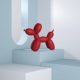thumbnail image 3 of Adorno artístico y divertido con forma de perro con globos de colores vivos: decoración llamativa y divertida para el hogar y la oficina (rojo), 3 of 6