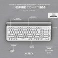 thumbnail image 2 of Teclado ACTECK INSPIRE COMP TI695 Inalambrico USB 2.4 Ghz Blanco AC-934213 Acteck AC-934213, 2 of 6