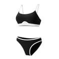 thumbnail image 5 of TaTaai Women Athletic Sports Bikini Set Full Coverage High Support Swimwear With Adjustable Straps Two Piece Bathing Suit Quick Dry Lightweight Beach Vacation Wear Gift, 5 of 5