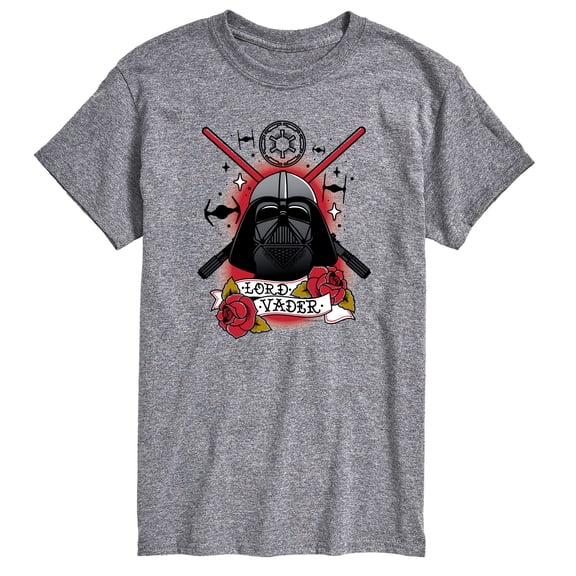 Star Wars - Darth Vader Traditional Tattoo - Men's Short Sleeve Graphic T-Shirt