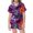 Purple, variant on Weebloom Halloween Toddler Girls' Pajama Sets Cute Pumpkin Pajamas Set Soft Printed Kids Short Sleeve Button Down Shirt And Shorts Sleepwear Nightwear Pjs Loungewear Dark Gray 4-5 Years