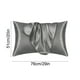 thumbnail image 3 of Funda de Almohada Satin Coolings | Imitación de Seda | Color Liso | Súper Suave | Gris Plata | 51×76 Cm | 1 Unidad, 3 of 6