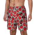 thumbnail image 2 of Balery Cute Tomato Mens Swim Trunks Swim Shorts for Men Quick Dry Inseam Beach Shorts with Compression Liner Pocket-XX-Large, 2 of 9