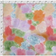 thumbnail image 4 of Soimoi Water Color Print,Cotton Poplin, Sewing Fabric Sold by The Yard 42 Inch Wide,Sewing Craft Quilting/Quilt Making Fabric, Purple & Orange, 4 of 5