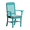 Aruba, variant on Keystone Amish Co. Traditional Poly Composite Dining Chair with arms, Tudor Brown