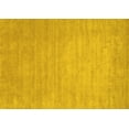 thumbnail image 1 of Ahgly Company Indoor Rectangle Solid Yellow Modern Area Rugs, 5' x 8', 1 of 4
