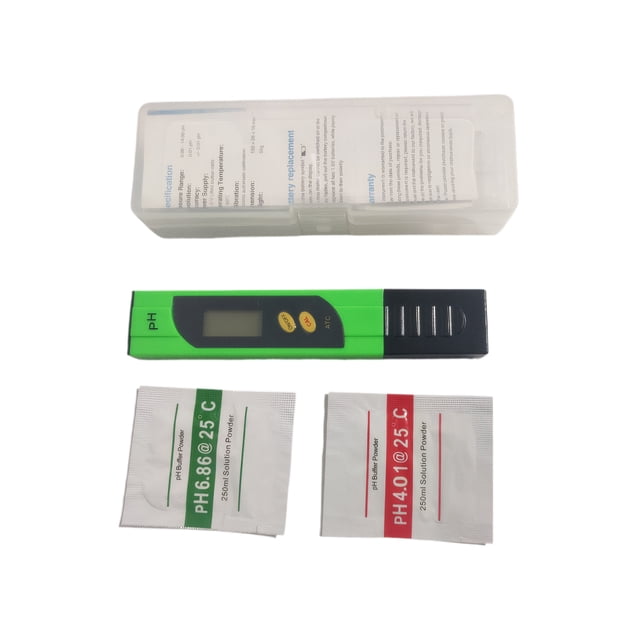 Eigraketly Medidor de PH Digital LCD para acuario, piscina, agua, medición precisa cada vez, precisión Medidores de medidas dimensionales