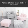 thumbnail image 4 of Microfiber Upholstered Modular Sofa with Throw Pillows / Ideal for Bedroom, Practical Design, 4 of 5