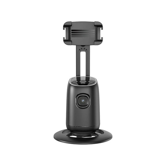 P05 AI Follow Gimbal 360 Rotation Face Tracking Stabilizer Filming Portable Desktop Cellphone Holder for Live/Photo