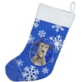 thumbnail image 2 of Carolines Treasures CK3914CS Irish Wolfhound Winter Snowflakes Christmas Stocking, 2 of 2