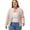 Light Pink, variant on Women's Plus Size Sequin Zip-Up Bomber Jacket with Pockets- 4X, Multicolor