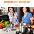 thumbnail image 4 of 1 Set Stainless Steel Double Boiler Pot Chocolate Butter Melting Pot With Spatula, 4 of 5
