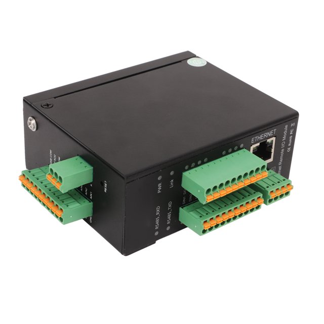 Módulo de E/S analógico a Ethernet, módulo de E/S remoto analógico a Ethernet de múltiples canales, módulo Modbus a TCP con protección KVESD, probado y confiable