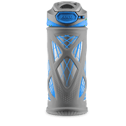 Zulu 12 Fluid Ounce Gray Stainless Steel Echo Water Bottle