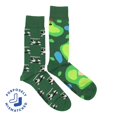 thumbnail image 1 of Friday Sock Co. Mismatched Golfing and Golf Cart Mens Socks, 1 of 4