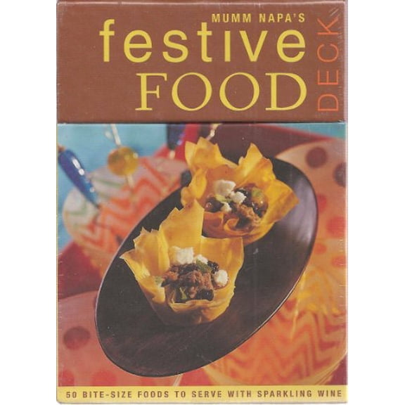 Pre-Owned Mumm Napa's Festive Food Deck: 50 Bite Size Foods to Serve with Sparkling Wine (Boxed Set), 9780811861144, 0811861147, Paperback,