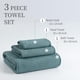 thumbnail image 3 of Toallas MICROFI de microfibra para baño con gofres, 3 piezas, de gran tamaño, 3 of 6