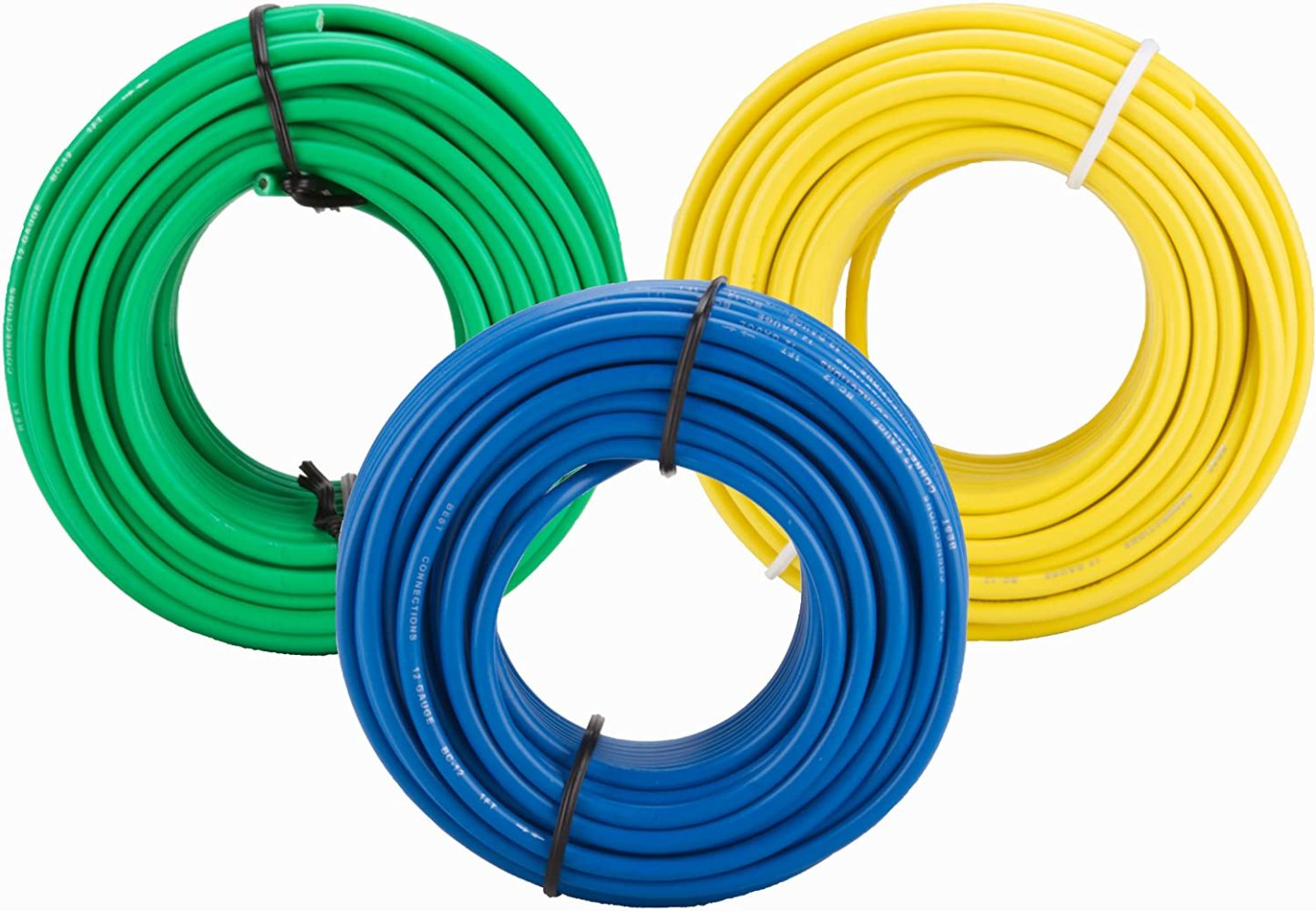 12 GA GAUGE 50 FT ROLLS PRIMARY AUTO REMOTE POWER GROUND WIRE CABLE (3