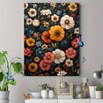 thumbnail image 4 of Qisvanset 12x16 Inch Dark Wildflower Botanical Canvas Wall Art, Moody Autumn Garden Rustic Farmhouse Wall Decor, 4 of 8