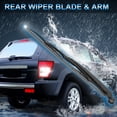 thumbnail image 6 of Unique Bargains Rear Windshield Wiper Blade Arm Set 450mm 18inch for BMW 5 Series E39 1995-2003, 6 of 6