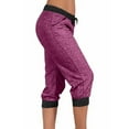 thumbnail image 7 of HAiming Women Capris Sweatpants Summer Casual High Waisted Slim Yoga Gym Pants Plus Size Lounge Trousers with Pockets, 7 of 7