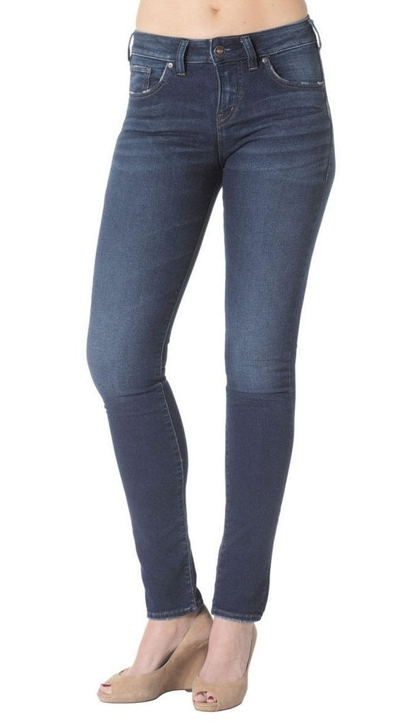 Silver Jeans Silver Jeans Denim Womens Suki Skinny Joga Medium Wash