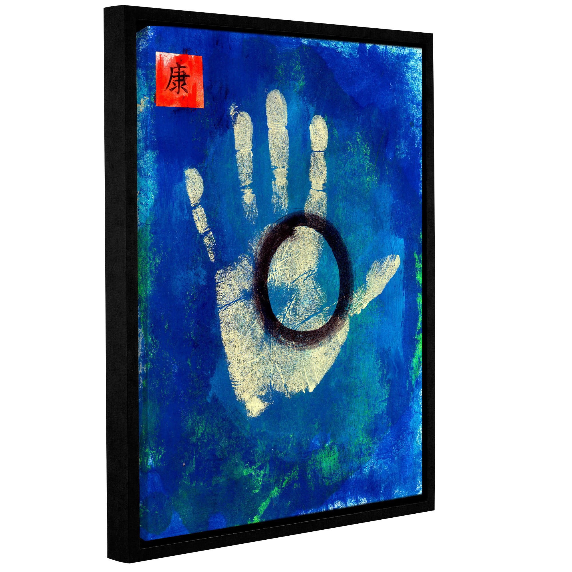 ArtWall Elena Ray "Health Hand" Gallery-Wrapped Floater-Framed Canvas