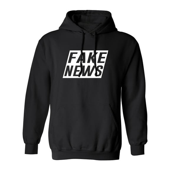 FAKE NEWS Adult Hooded Sweatshirt