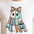 thumbnail image 3 of Retro Halloween Blue Denim Ghost – T-Shirt / Hoodie / Sweatshirt – Spooky Theme – Perfect for Halloween Lovers, 3 of 6