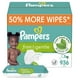 thumbnail image 1 of Toallitas Pampers Free & Gentle 936 para bebés, 12 paquetes con tapa abatible, 1 of 9