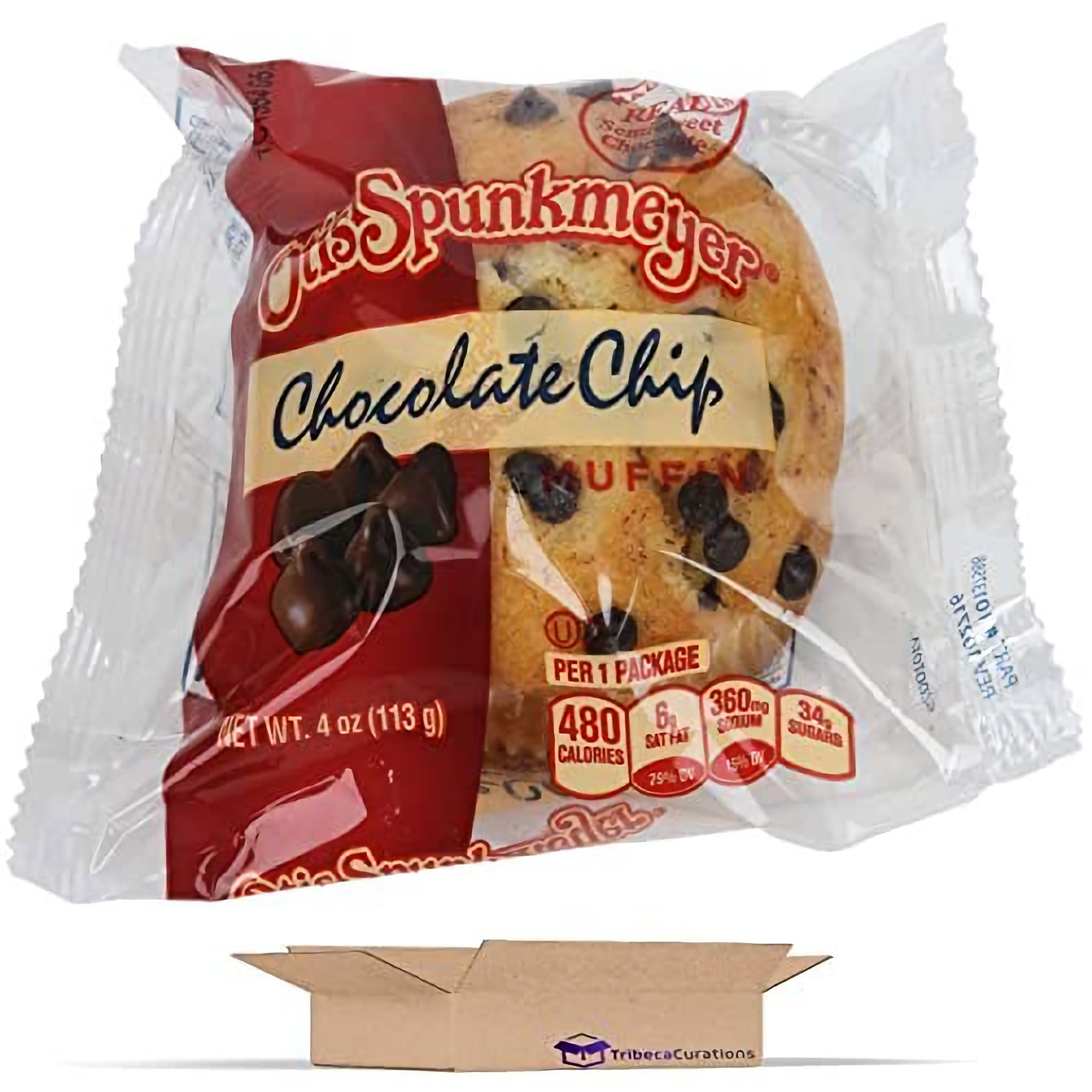 Individually Wrapped Muffins By Otis Spunkmeyer 4 Ounce Pack Of 12 Chocolate Chip 