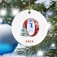 thumbnail image 4 of Coche Decoraciones de Navidad 2025 Nuevo 26 Carta de Navidad Muñeco de Nieve Colgante de Navidad - Colgante de Coche de Acrílico Santa Navidad Muñeco de Nieve Decoraciones, 4 of 5