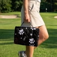thumbnail image 4 of Pzuqiu Paw prints Quilted Golf Cart Seat Covers Keep Seat Clean Golf Cart Seat Cover Cushion Protector, Wear-resistant Foldable Golf Cart Front Seat Cover, 4 of 9