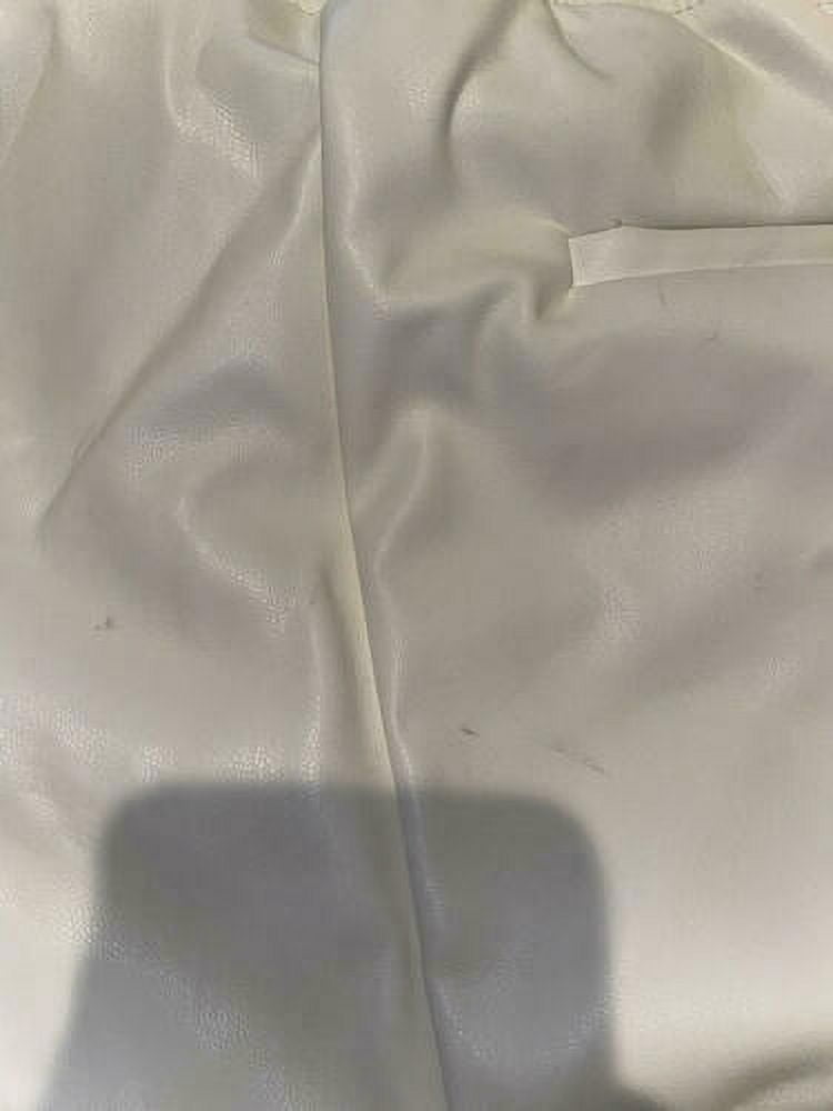 INC International Concepts Faux Leather Joggers Washed White M