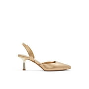 ALDO Womens Basanti Slingback Kitt Gold 7.5M