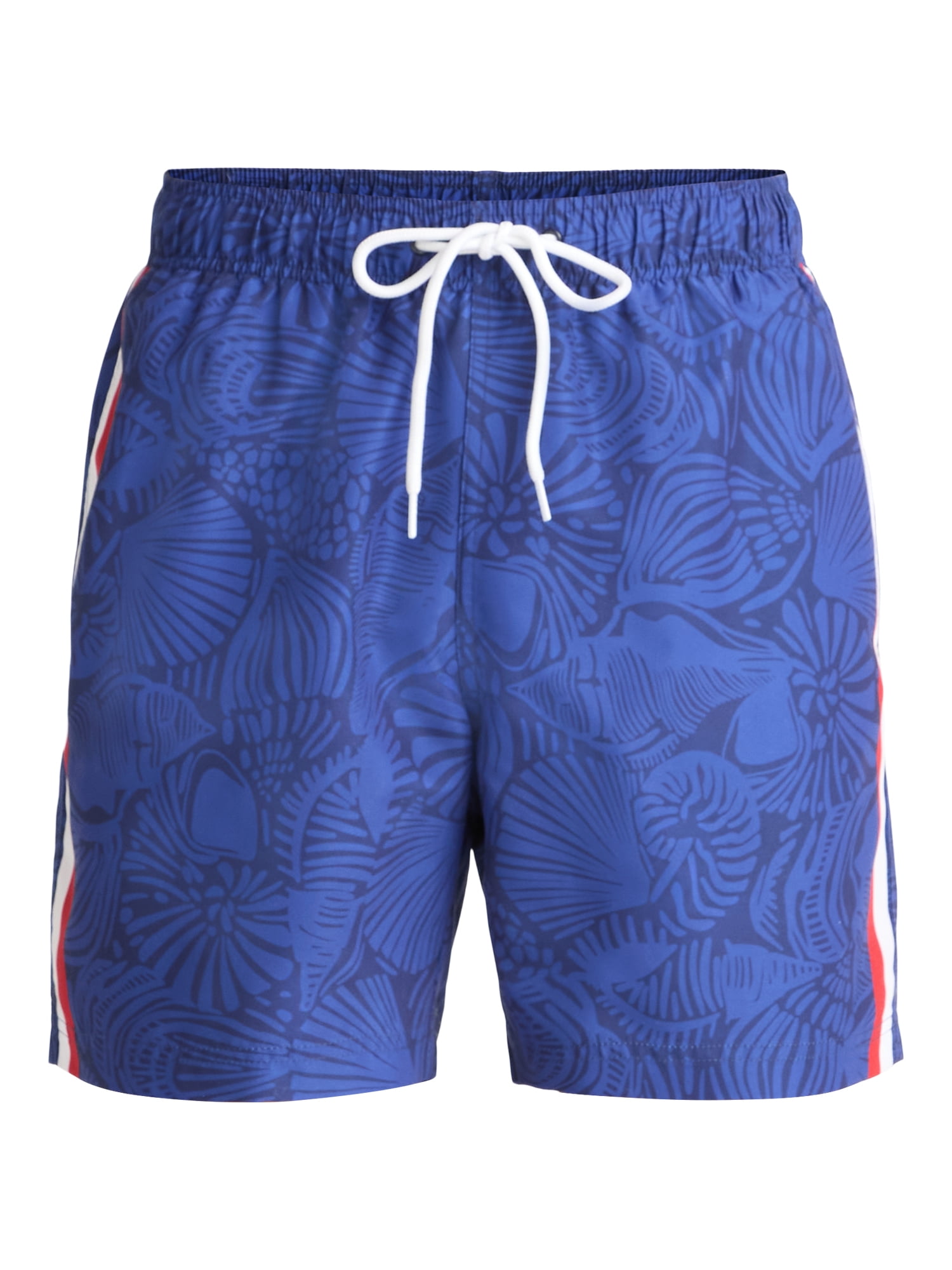 Way to Celebrate Men's & Big Men's Americana Swim Trunks, Sizes S-3XL