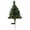Green, variant on Hometravel Solar Powered Mini Christmas Tree, LED Light Outdoor Indoor Festive Decor, Energy Efficient Holiday Display for Garden, Home Celebration