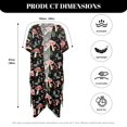 thumbnail image 6 of DISNIMO Mushroom Butterfly Print Women Swimsuit Cover Ups Casual Loose Cardigan Bikini Coverups Kimono Summer Bathing Suit Cover up Lightweight Comfort Resort Wear, 6 of 6