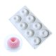 thumbnail image 4 of Molde De Pastel De Silicona En Espiral De 8 Cavidades Molde De Rosquillas De Bricolaje Resistente Al Calor Antiadherente Fácil De Mover Molde Para Hornear Pasteles Para Hornear Pasteles De Mousse Yuarrent HA022157-00, 4 of 7