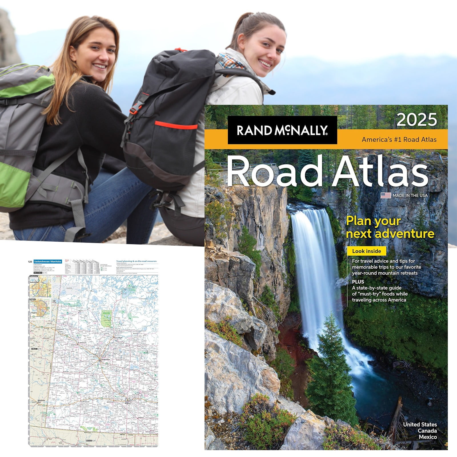 Rand Mcnally 2025 Road Atlas，Maps Of The United States，United States ...