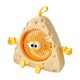 thumbnail image 2 of MiniUSB portátil recargable con forma de queso adorable• Velocidades de viento ajustables • Diseño de bucle colgante para viajes en oficina en casa y dormitorios, 2 of 6