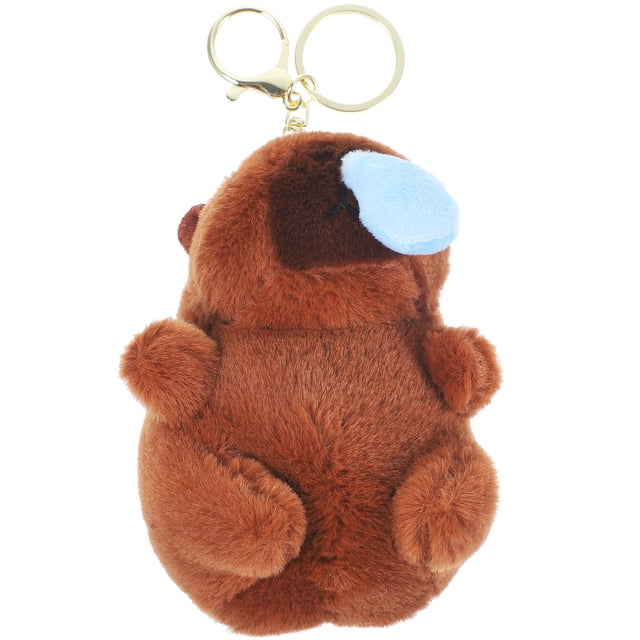 GOOHOCHY Llavero de capibara colgante de felpa capibara colgante mochila capibara colgante de felpa adorno de llave