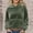 Army Green, variant on Women's Corduroy Hooded Blouse Long Sleeve Casual Top Button Front Pocket Detail Warm Textured Fabric Tunic Style
