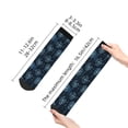 thumbnail image 4 of Fuzoiu Dandelions Print Adult Socks, Crew Moisture-wicking Socks, Unisex Cushion Crew Socks,Casual Sports Ankle Socks, 4 of 7